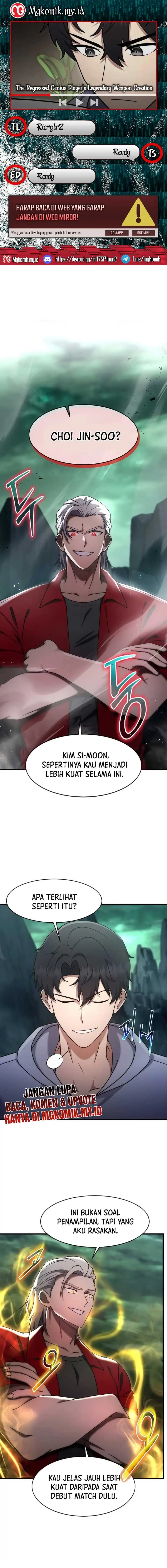 The Regressed Genius Player’s Legendary Weapon Creation Chapter 67 Gambar 1