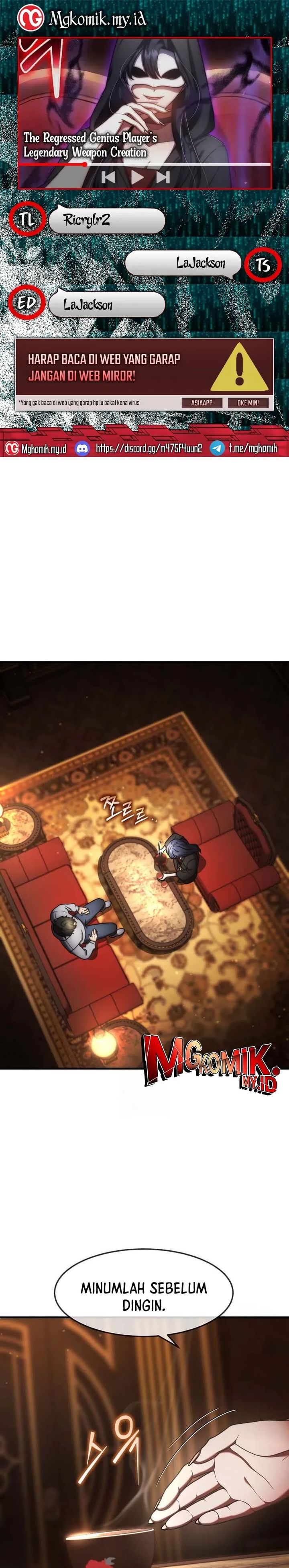 The Regressed Genius Player’s Legendary Weapon Creation Chapter 72 Gambar 1