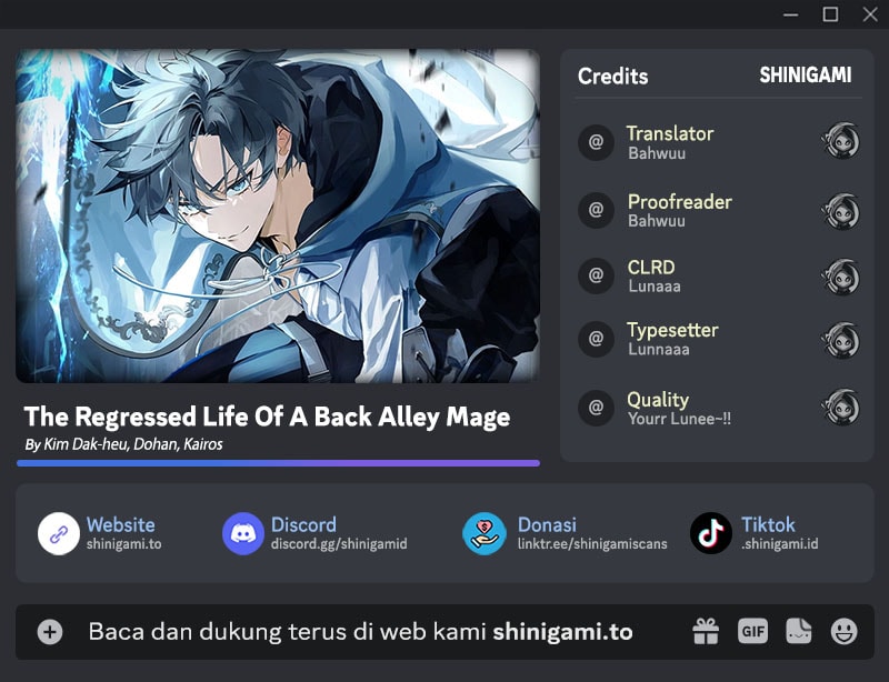 The Regressed Life Of A Back Alley Mage Chapter 05 Gambar 1