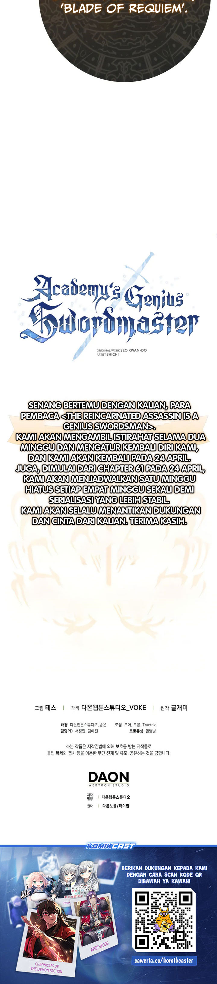 The Reincarnated Assassin is a Genius Swordsman Chapter 60 Gambar 45