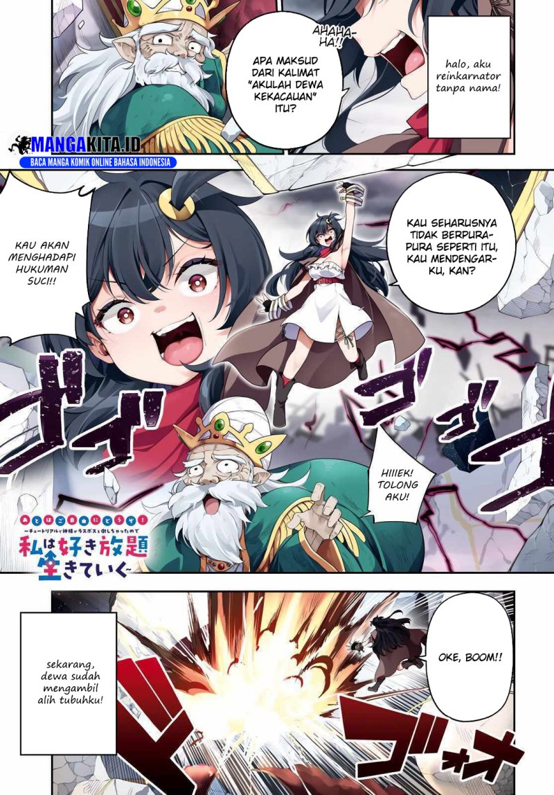 The Rest Is Up to You ~Since God Defeated the Final Boss in the Tutorial, I’m Going to Live My Life However I Want~ Chapter 01 Gambar 2