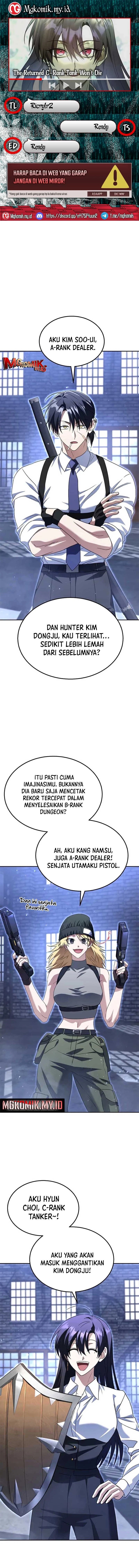 The Returned C-Rank Tank Won’t Die! Chapter 32 Gambar 1