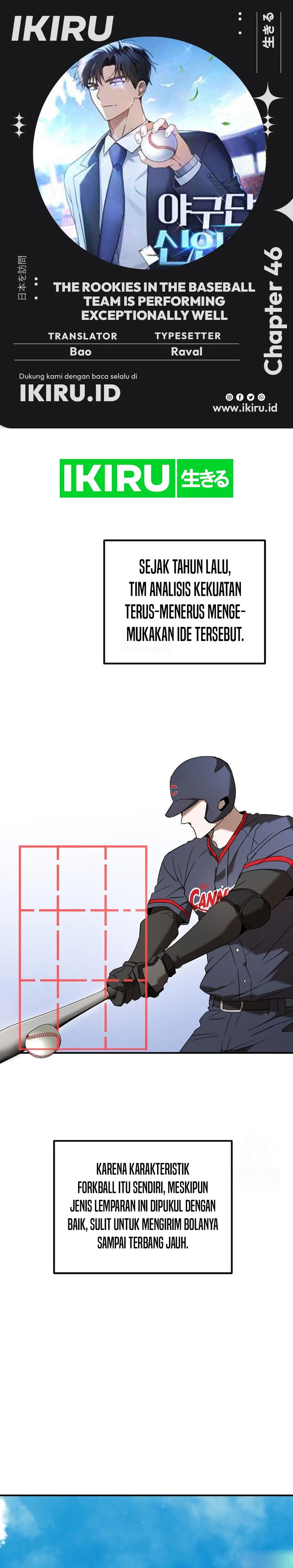 The Rookie In The Baseball Team Is Performing Exceptionally Well Chapter 46 Gambar 1