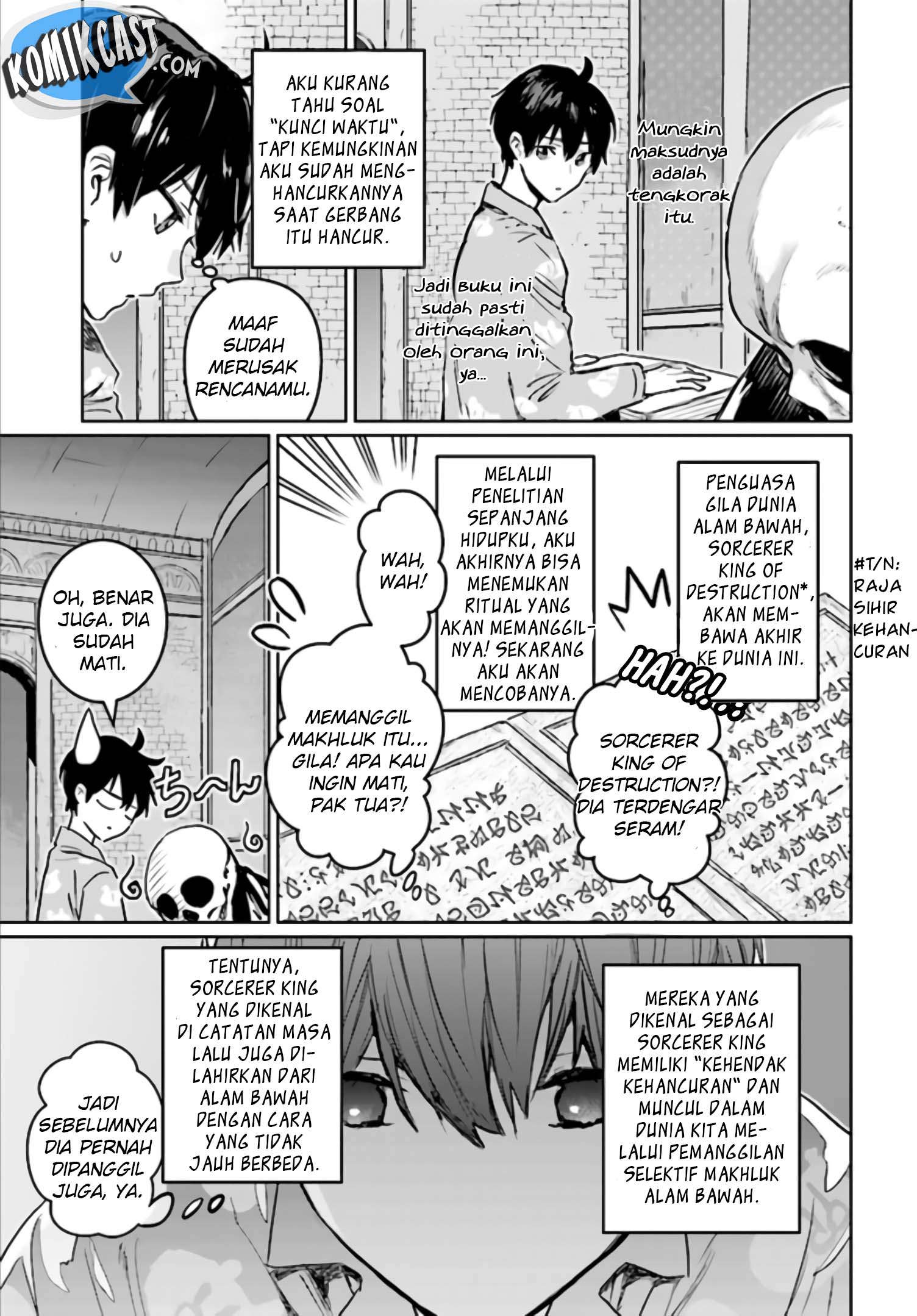 The Sorcerer King of Destruction and the Golem of the Barbarian Queen Chapter 01 Gambar 24