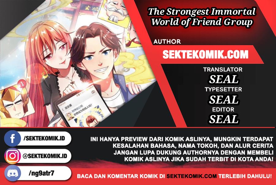The Strongest Immortal World of Friend Group Chapter 01 Gambar 1