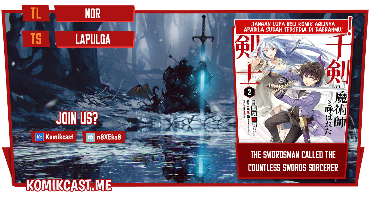 The Swordsman Called the Countless Swords Sorcerer Chapter 37 Gambar 1