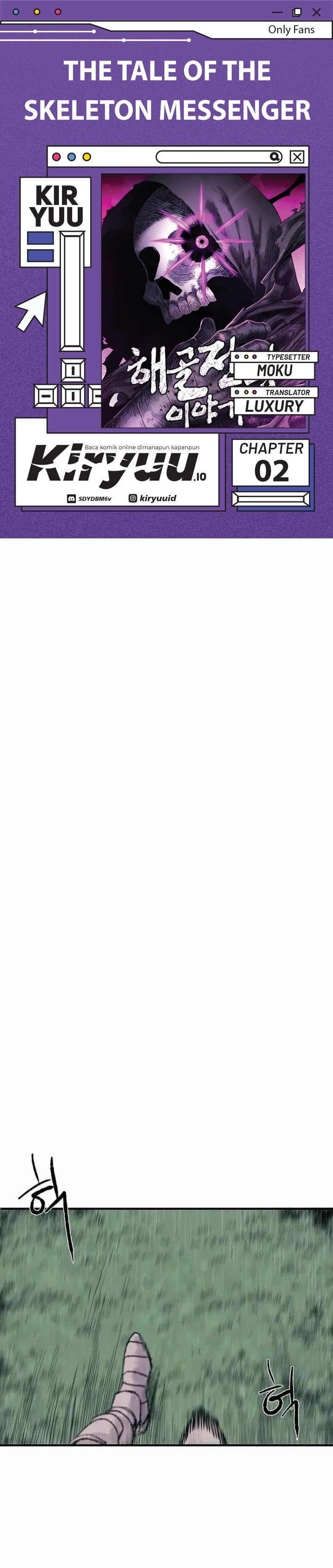 The Tale of the Skeleton Messenger Chapter 02 Gambar 1
