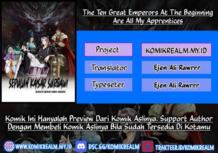 The Ten Great Emperors Are All My Disciples Chapter 21 Gambar 1
