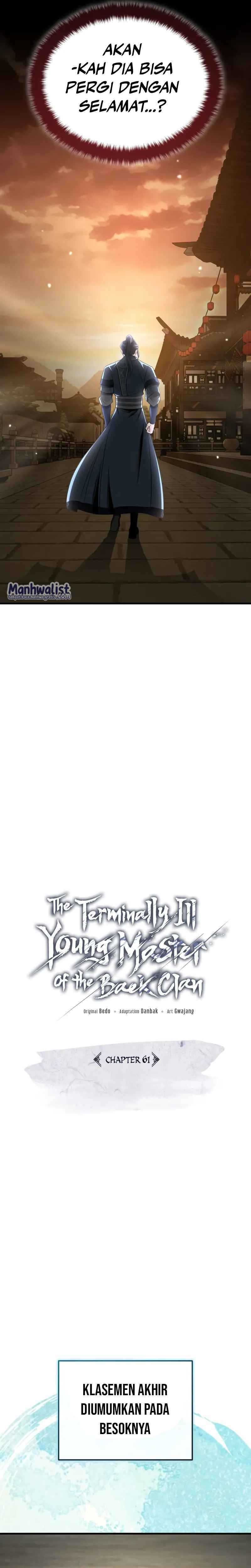 The Terminally Ill Young Master of the Baek Clan Chapter 61 Gambar 14