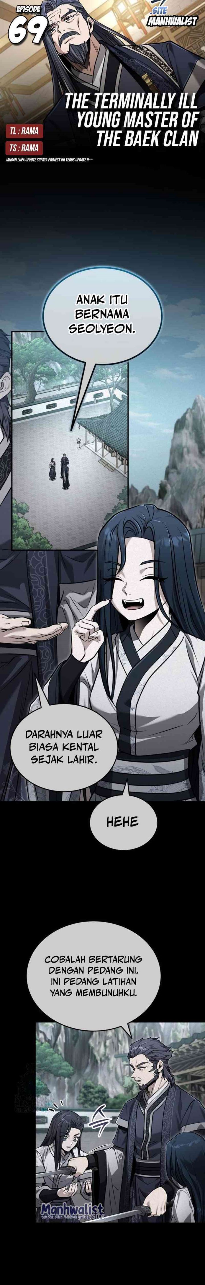 The Terminally Ill Young Master of the Baek Clan Chapter 69 Gambar 1