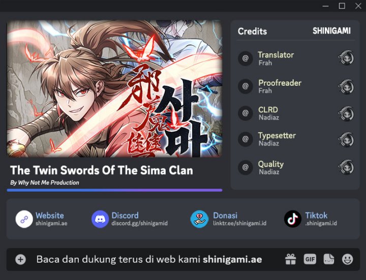 The Twin Swords Of The Sima Chapter 04 Gambar 1