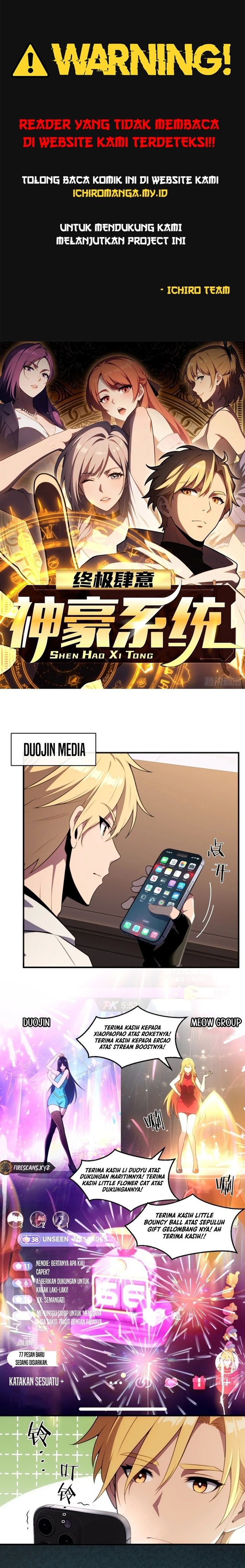 The Ultimate Wantless Godly Rich System Chapter 28 Gambar 1