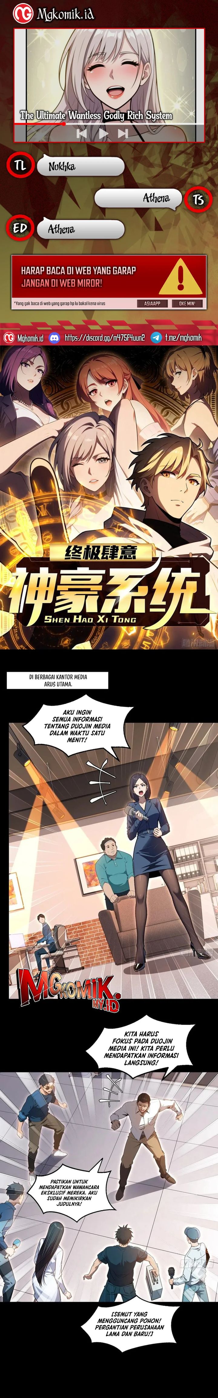 The Ultimate Wantless Godly Rich System Chapter 29 Gambar 1