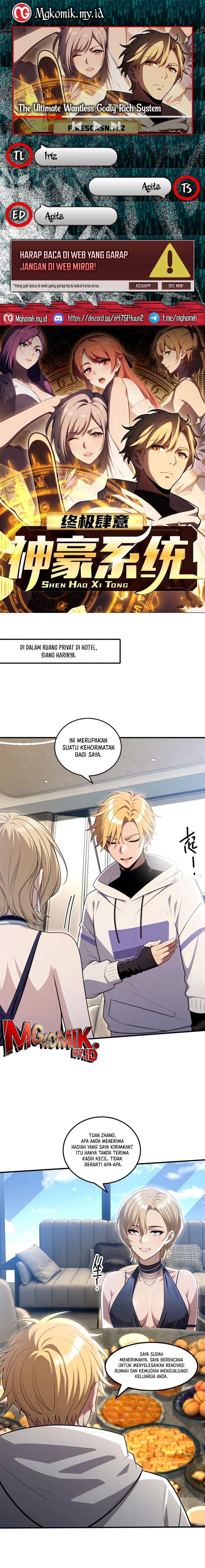 The Ultimate Wantless Godly Rich System Chapter 35 Gambar 1