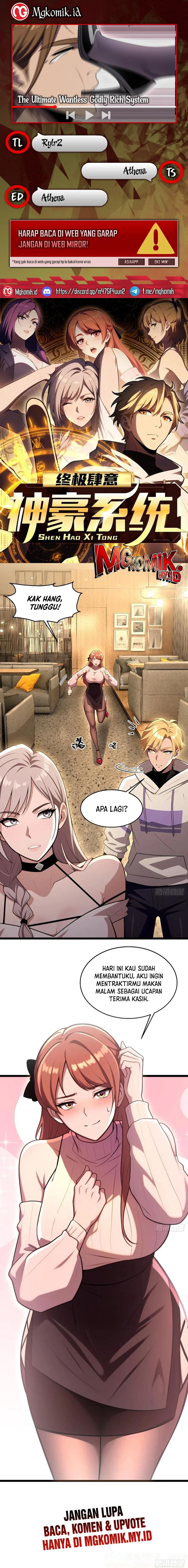 The Ultimate Wantless Godly Rich System Chapter 38 Gambar 1