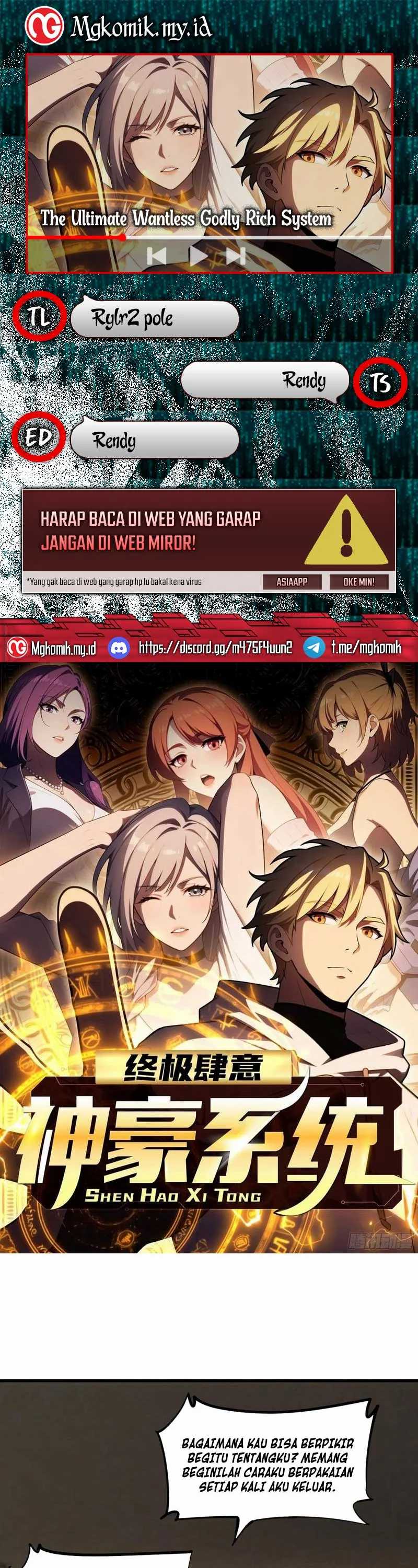 The Ultimate Wantless Godly Rich System Chapter 43 Gambar 1