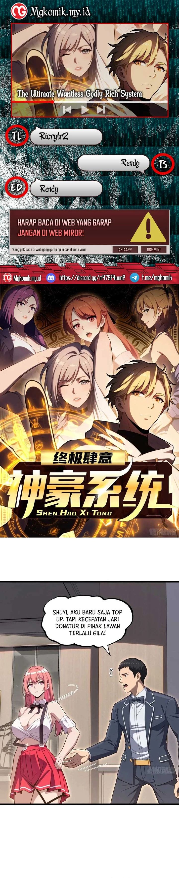 The Ultimate Wantless Godly Rich System Chapter 59 Gambar 1