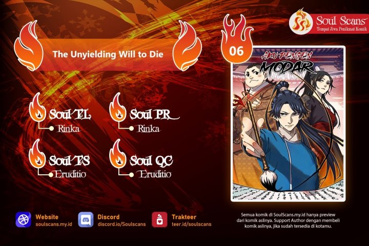 The Unyielding Will to Die Chapter 06 Gambar 1
