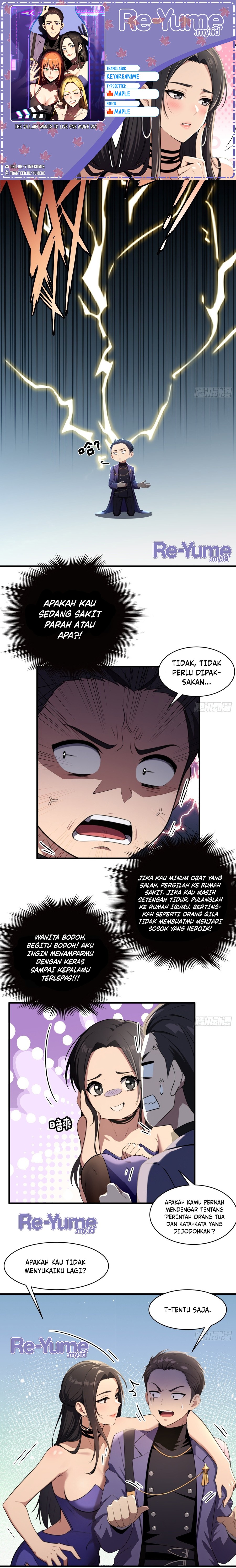 The Villain Wants to Live One More Day Chapter 03 Gambar 1