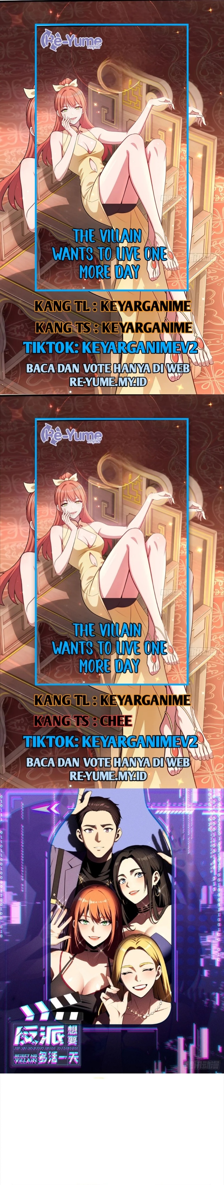 The Villain Wants to Live One More Day Chapter 32 Gambar 1