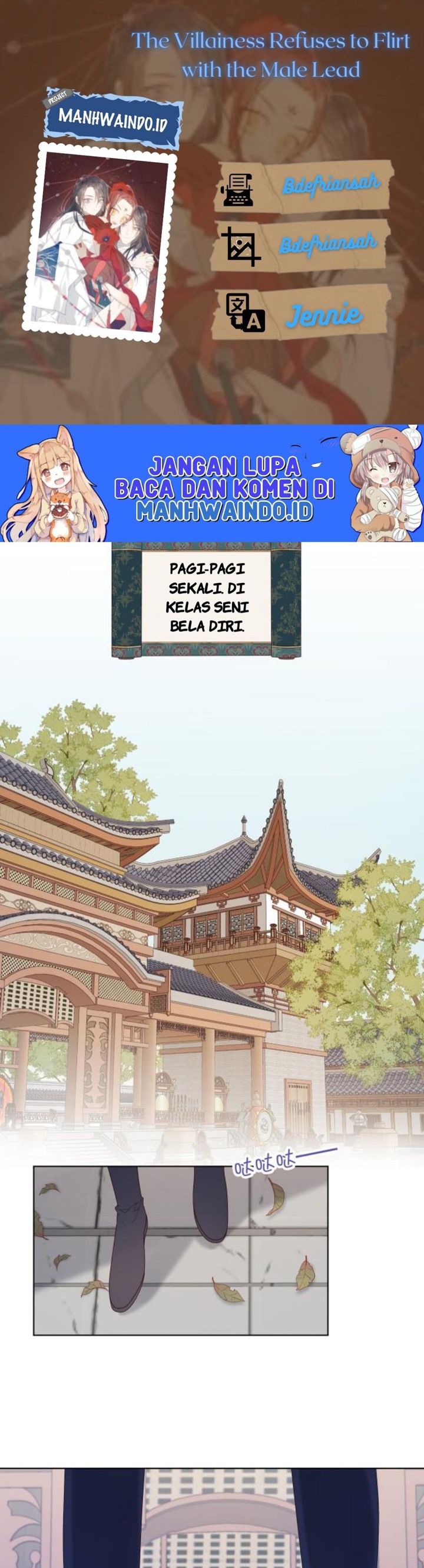 The Villainess Refuses to Flirt with the Male Lead Chapter 26 Gambar 1