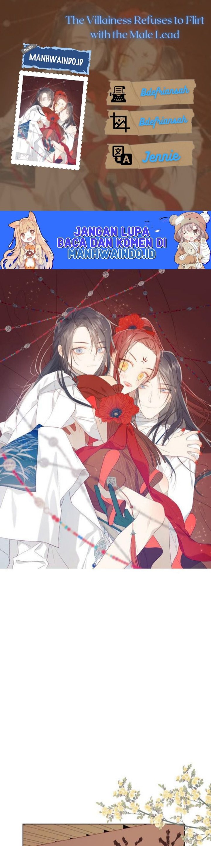 The Villainess Refuses to Flirt with the Male Lead Chapter 27 Gambar 1