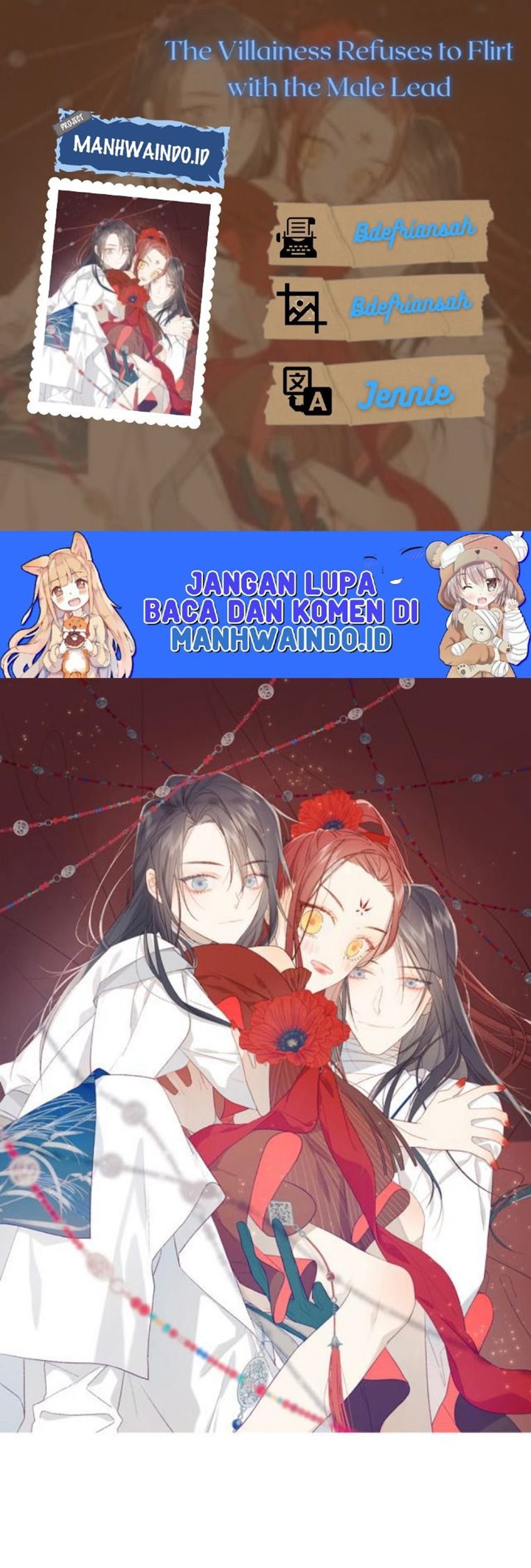 The Villainess Refuses to Flirt with the Male Lead Chapter 30 Gambar 1