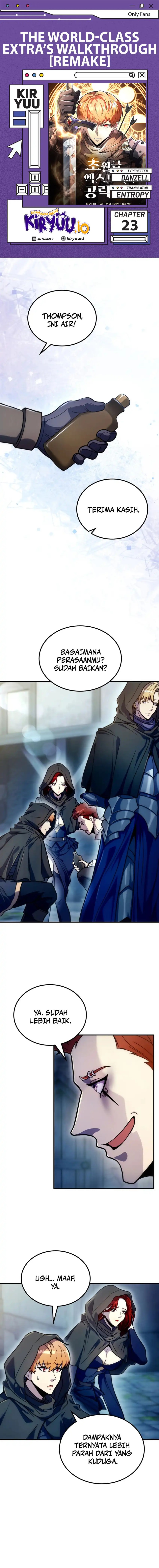 The World-Class Extra’s Walkthrough [Remake] Chapter 23 Gambar 1