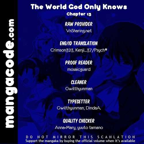 The World God Only Knows Chapter 13 Gambar 1