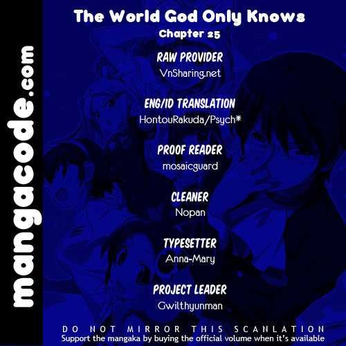 The World God Only Knows Chapter 25 Gambar 1