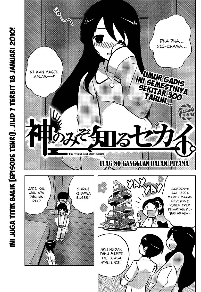 The World God Only Knows Chapter 80 Gambar 4
