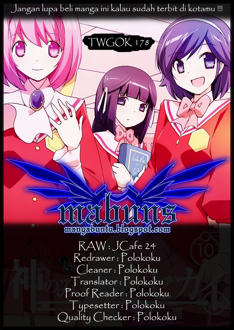 The World God Only Knows Chapter 178 Gambar 1
