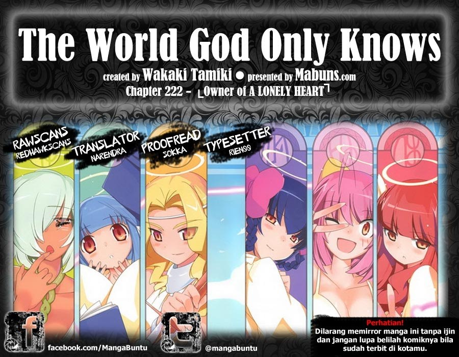 The World God Only Knows Chapter 222 Gambar 1