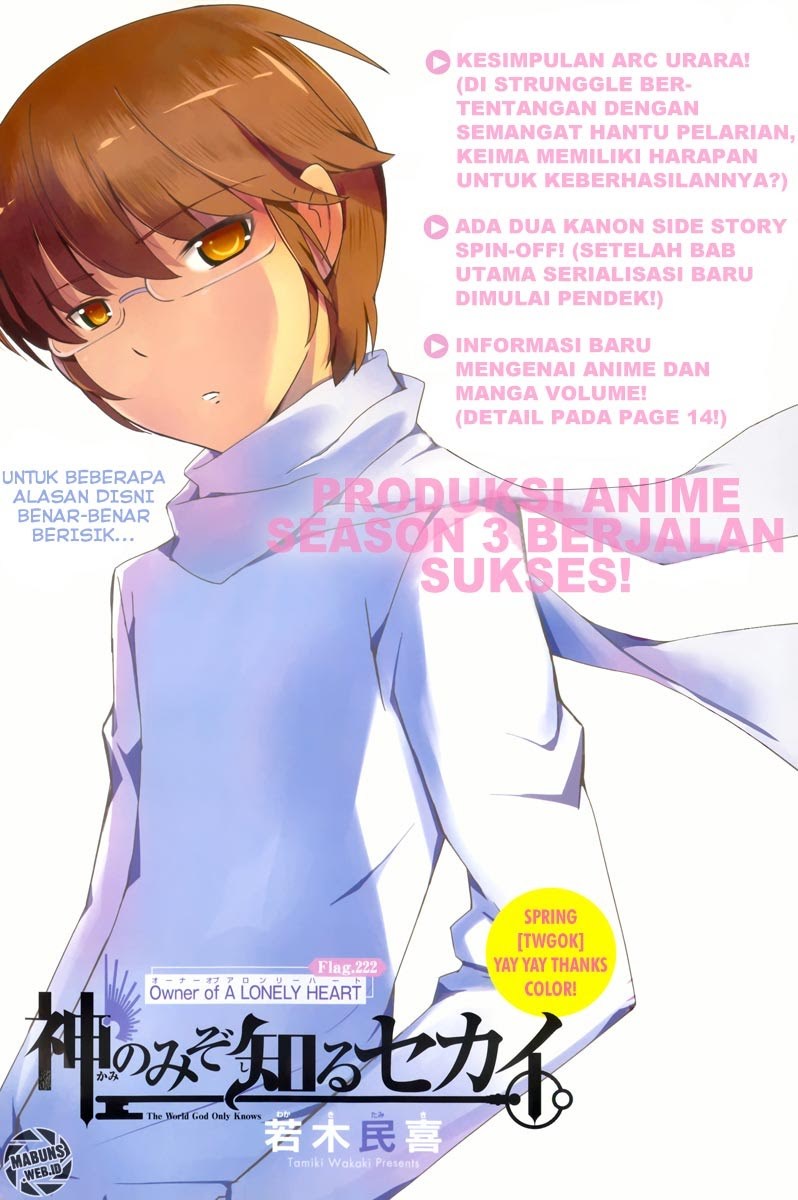 The World God Only Knows Chapter 222 Gambar 3
