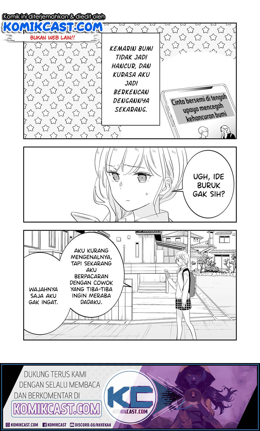 The World Will Be Destroyed Tomorrow, so I Want to Rub Your Boobs Chapter 02 Gambar 2