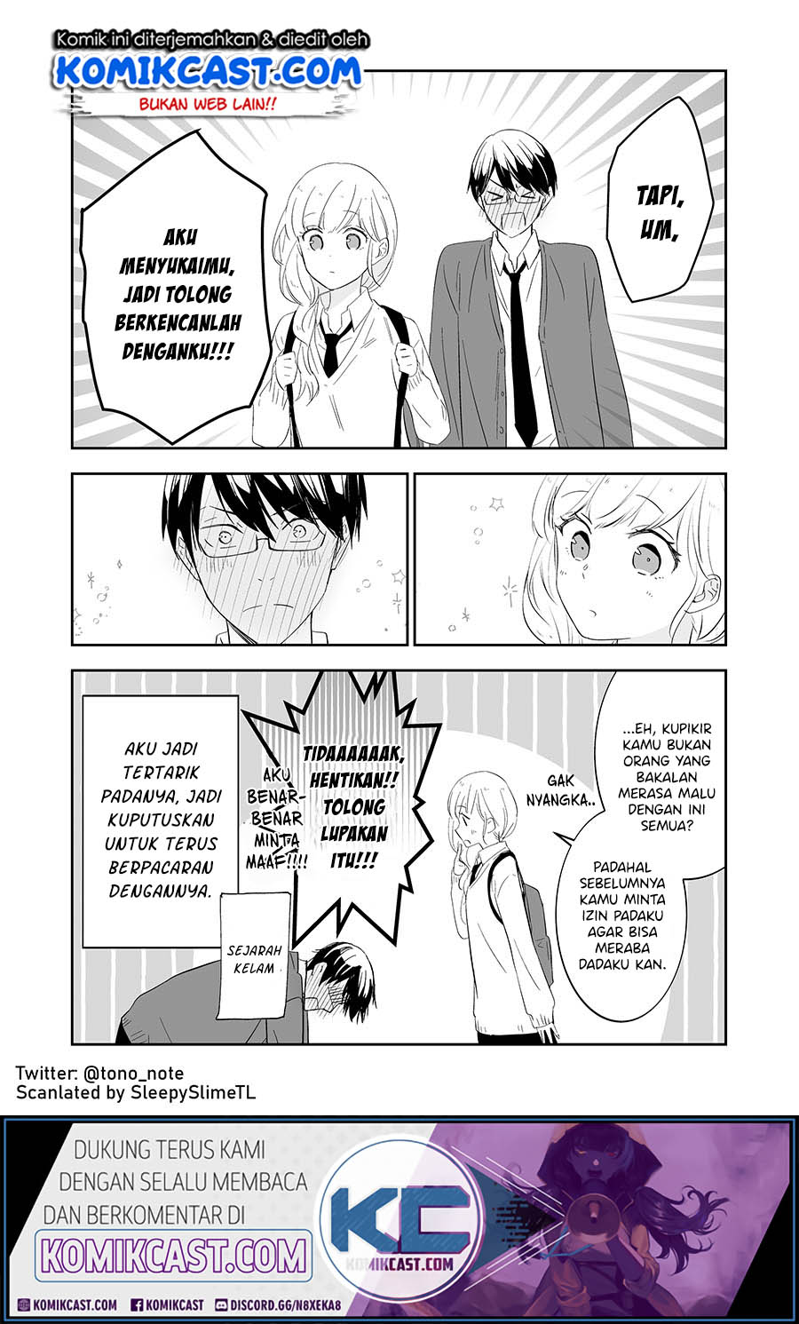 The World Will Be Destroyed Tomorrow, so I Want to Rub Your Boobs Chapter 02 Gambar 5