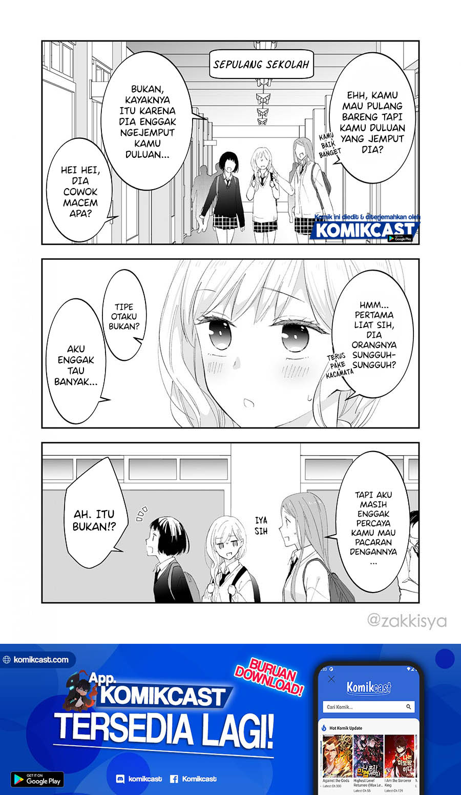 The World Will Be Destroyed Tomorrow, so I Want to Rub Your Boobs Chapter 04 Gambar 2