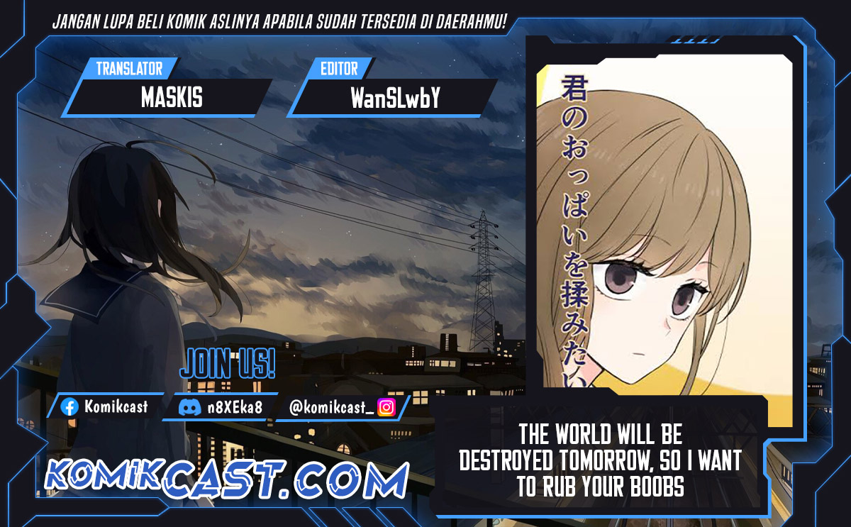 The World Will Be Destroyed Tomorrow, so I Want to Rub Your Boobs Chapter 19 Gambar 1