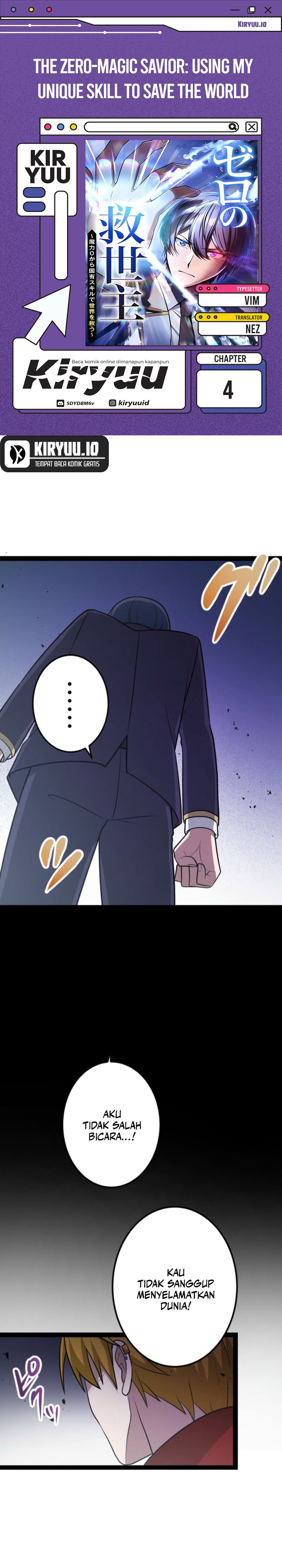 The Zero-Magic Savior: Using My Unique Skill to Save the World Chapter 04 Gambar 1