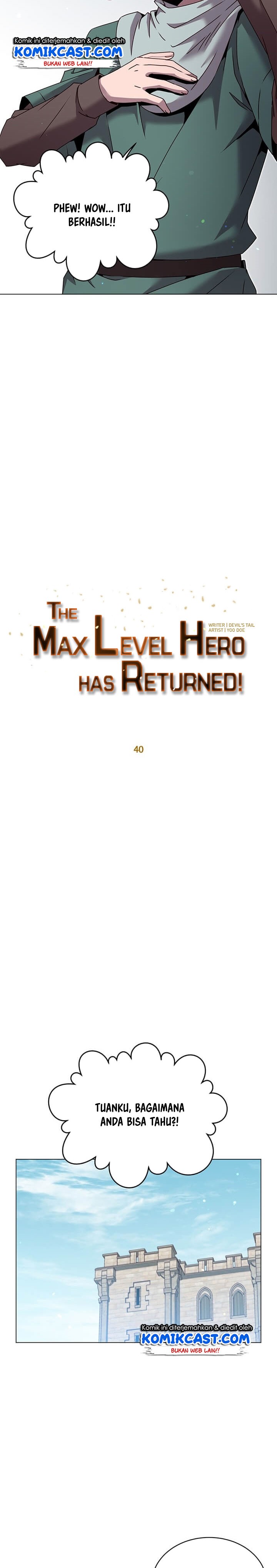 The MAX Leveled Hero Will Return! Chapter 40 Gambar 11