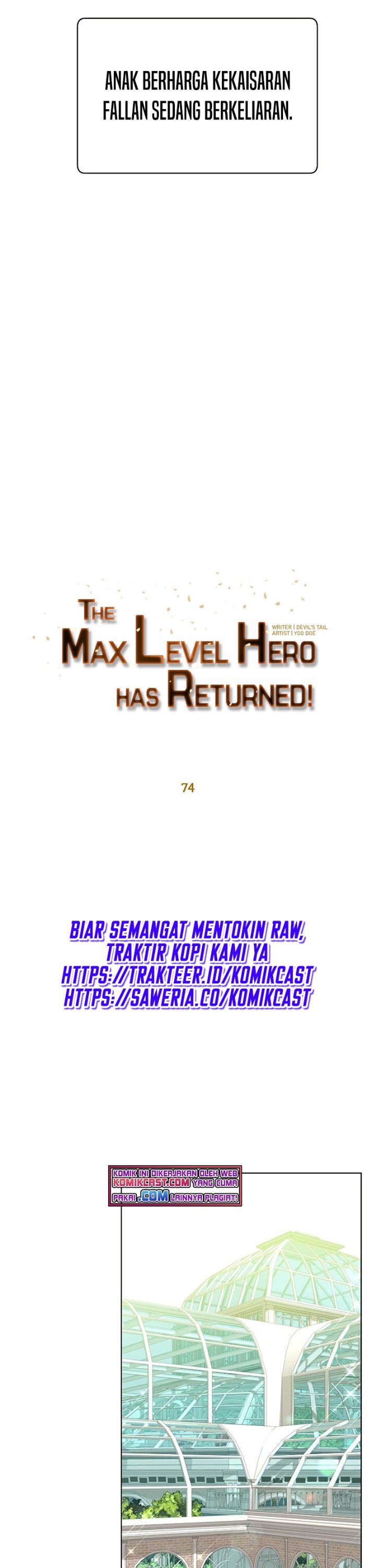 The MAX Leveled Hero Will Return! Chapter 74 Gambar 22