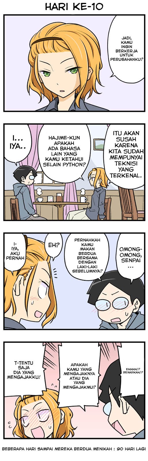 These Two Will Be Married In 100 Days Chapter 10 Gambar 1