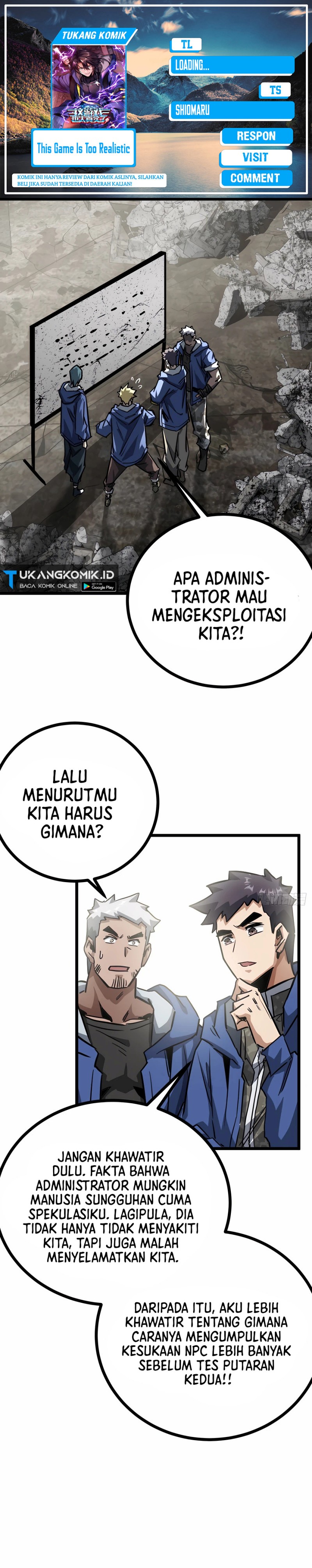 This Game Is Too Realistic Chapter 13 Gambar 1