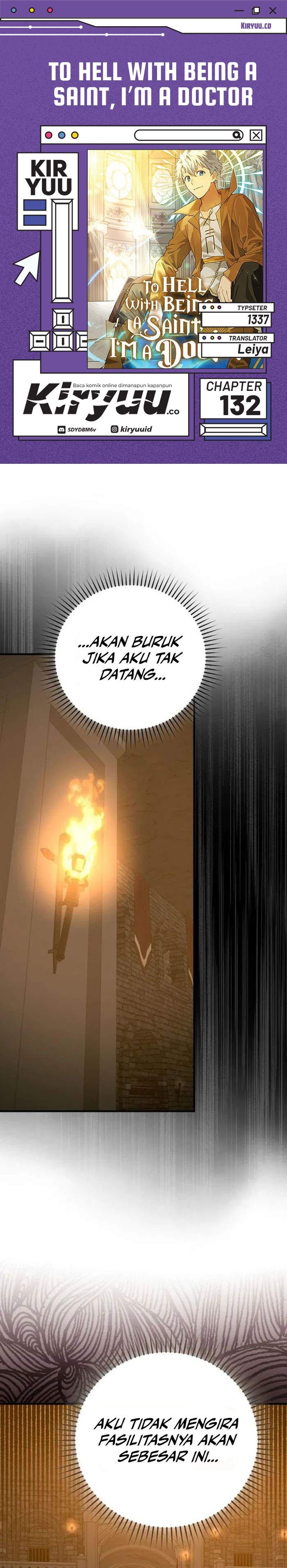 To Hell With Being a Saint, I’m a Doctor Chapter 132 Gambar 1