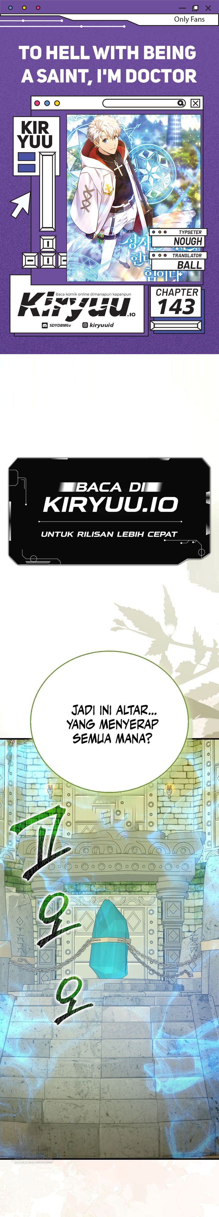 To Hell With Being a Saint, I’m a Doctor Chapter 143 Gambar 1
