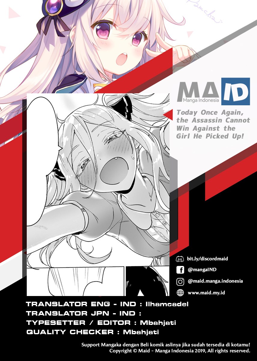 Today Once Again the Assassin Cannot Win Against the Girl He Picked Up! Chapter 04 Gambar 2