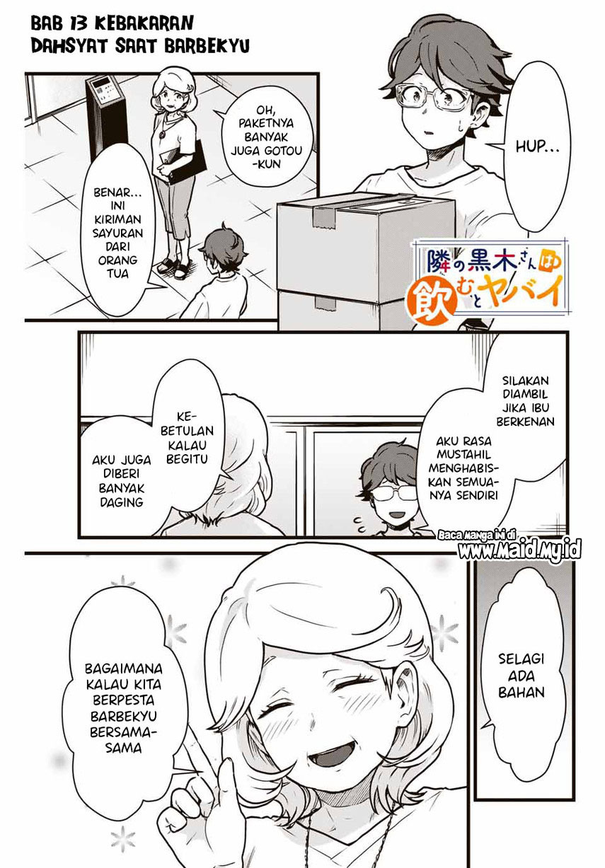 Tonari no Kuroki-san wa Nomu to Yabai Chapter 13 Gambar 3
