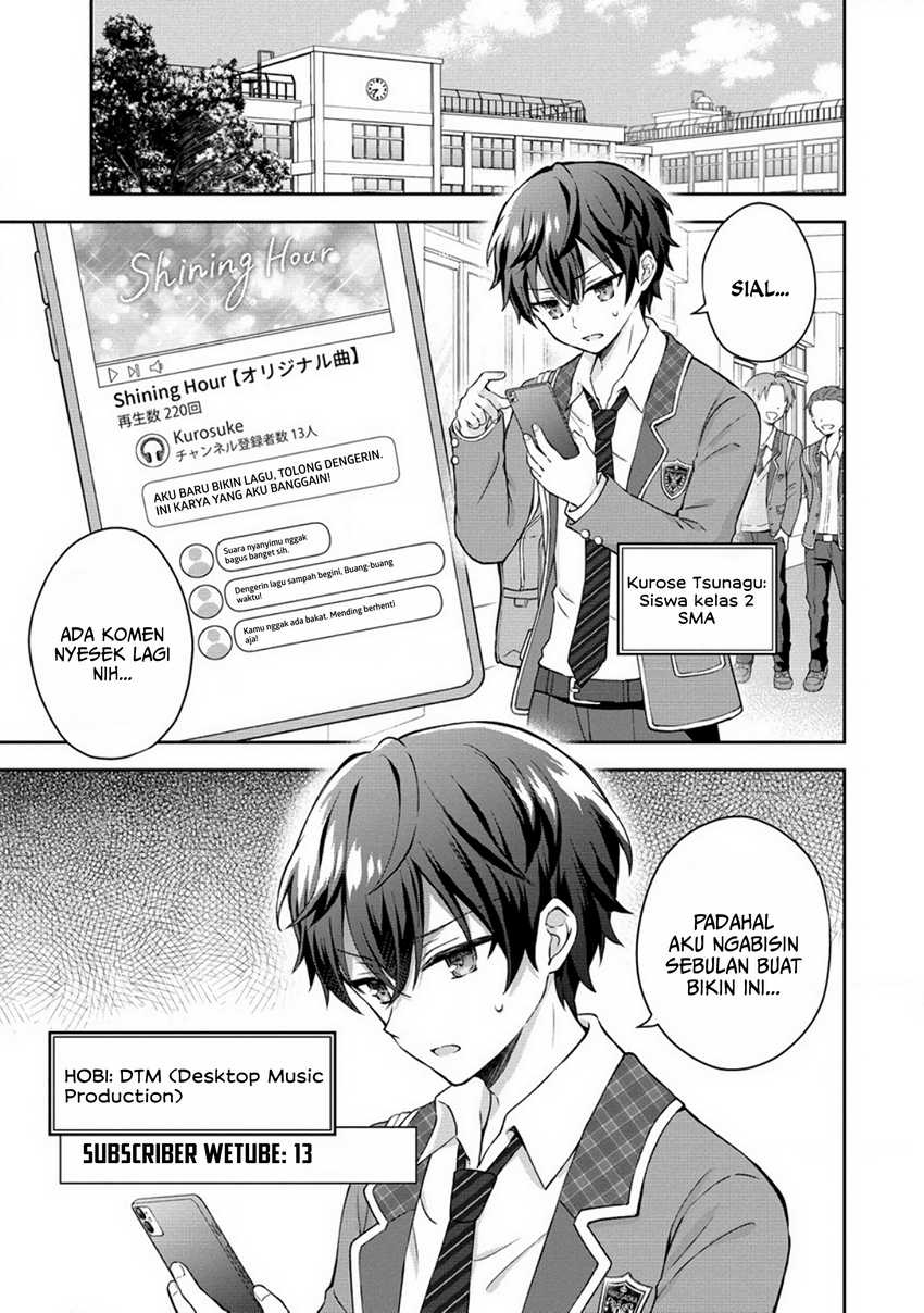 Tonari no Seki no Inkya Joshi ga Oshi Utaite Datta – Ore no Kyoku wo Uttatekure! Chapter 01 Gambar 5
