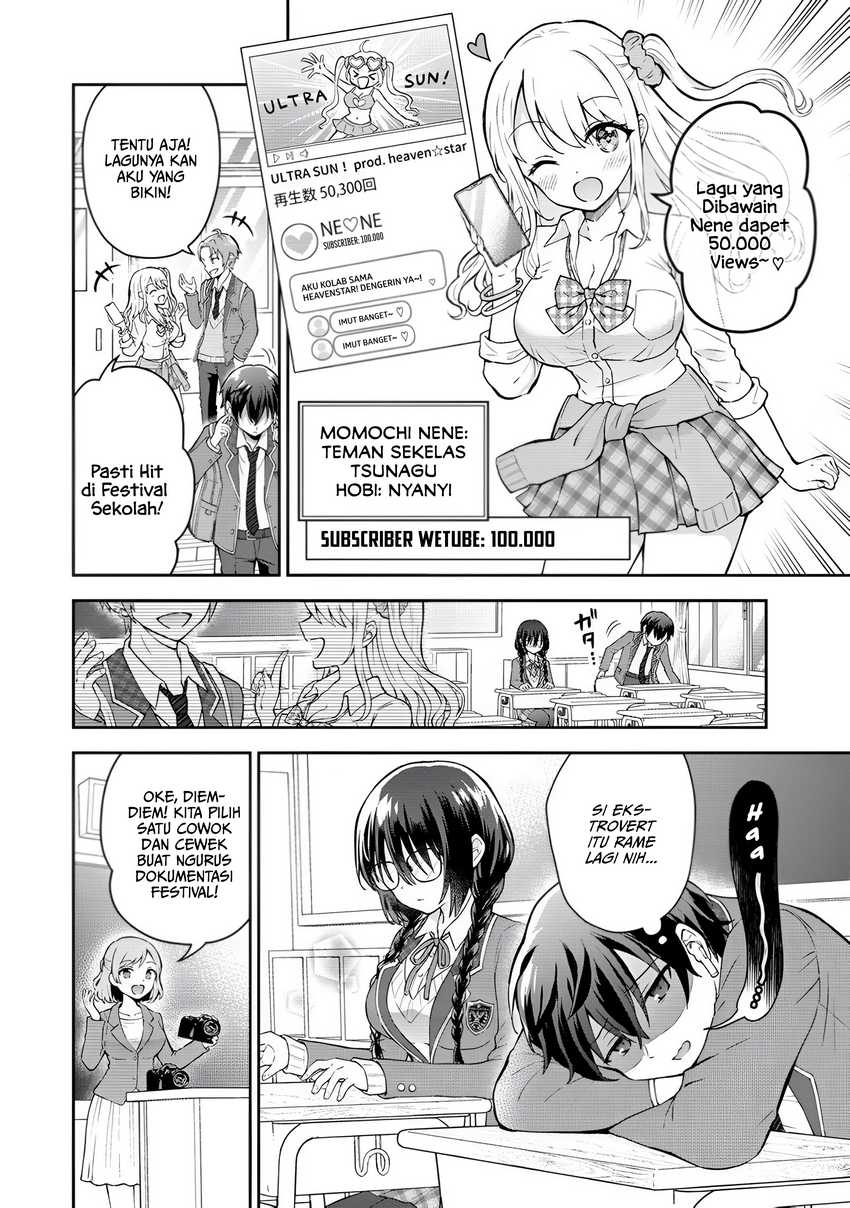 Tonari no Seki no Inkya Joshi ga Oshi Utaite Datta – Ore no Kyoku wo Uttatekure! Chapter 01 Gambar 8