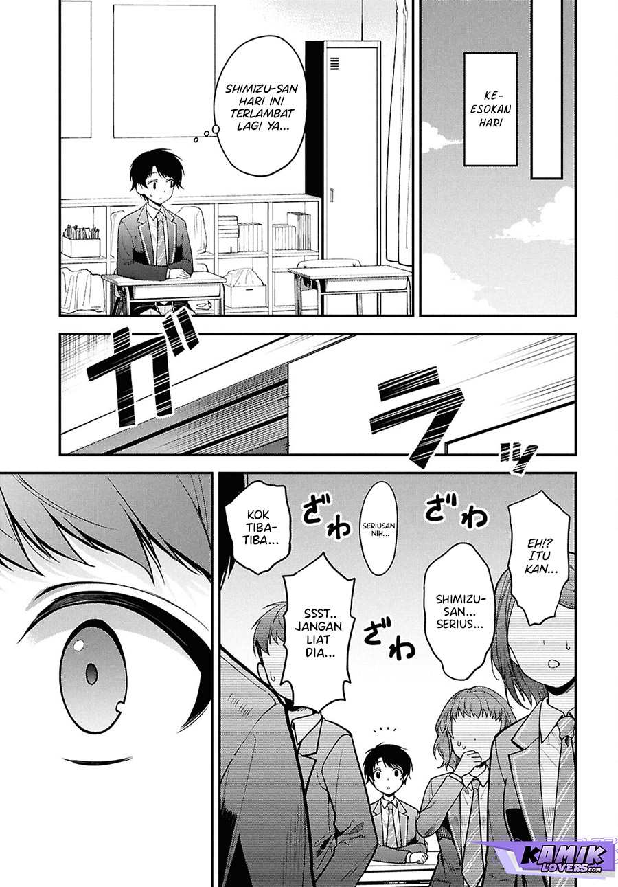 Tonari no Seki no Yankee Shimizu-san ga Kami o Kuroku Sometekita Chapter 01 Gambar 11